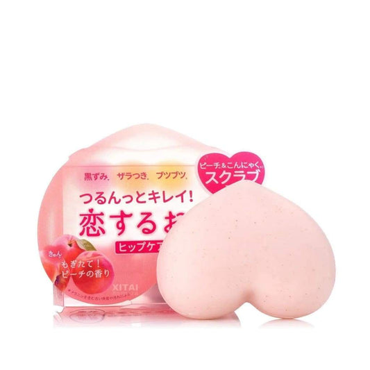 Pelican Soap - Peach Scented Exfoliate Whitening Hip Care Soap - 80g